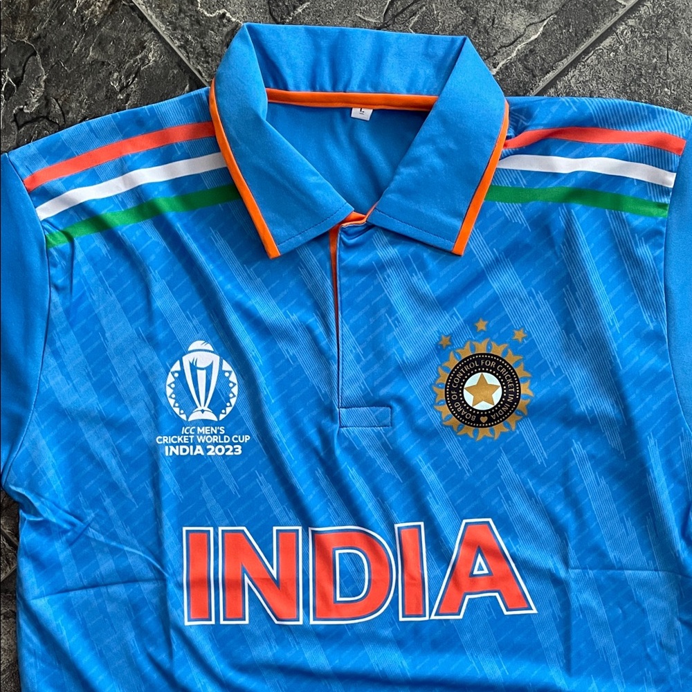 India Cricket ICC Men’s World Cup Jersey Sports Collectable Athlete